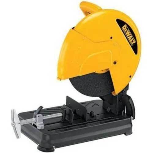 Yellow Dewalt Cut Off Machine