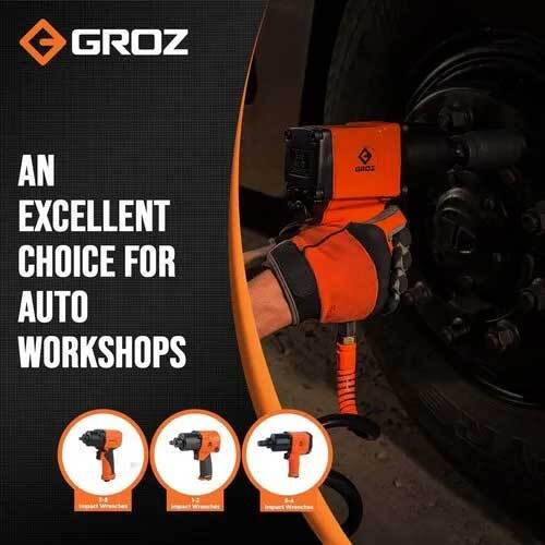 Orange Groz 1 2 Impact Wrench Half Inch