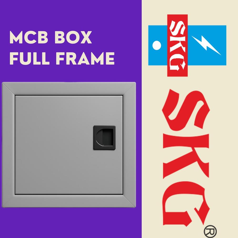 Mcb Distribution Box /model- Full Frame/ Db Box (4-24 Way) | Oem Available - Color: Sliver