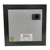 Square Mcb Distribution Box - Stainless Steel, Ip54 Protection Level, Polished Silver Finish | Warranty Included, Durable And Reliable Design