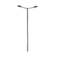 Street Light Pole 9m - Color: Metallic