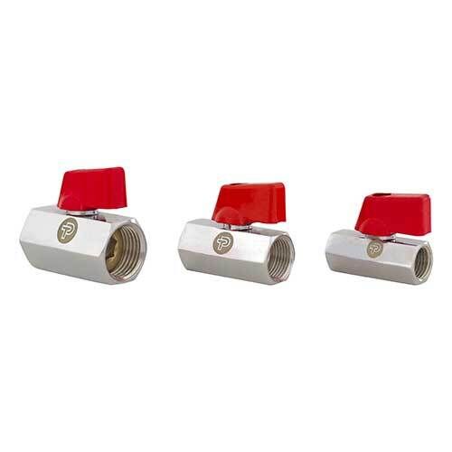 Silver Ff Threaded Mini Ball Valve