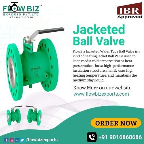 Jacketed Ball Valve Manufacturer in Vapi