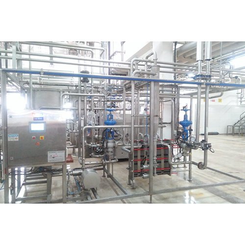 SS304 Enclosure Milk Pasteurizer With PLC Touch Panel