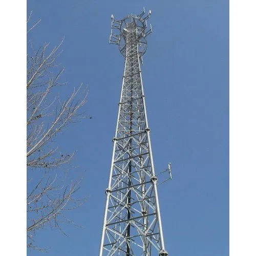 Polished Solar Telecom Tower