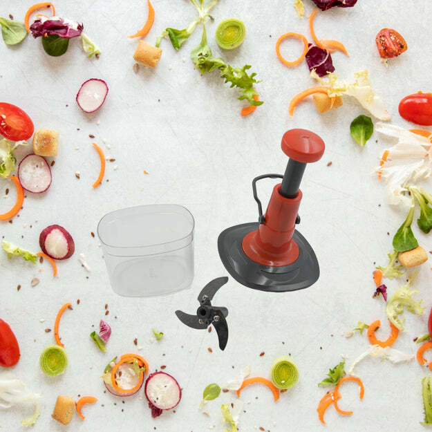 Manual Press Fruit and Vegetable Chopper