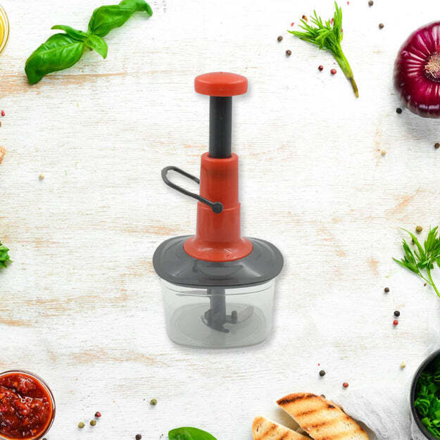 Manual Press Fruit and Vegetable Chopper