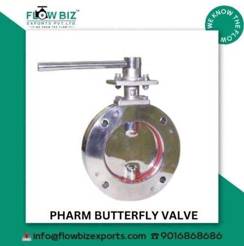 Stainless Steel Pharmaceutical Butterfly Valve Manufacturer in Vapi
