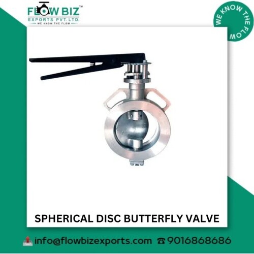 Spherical Disc Butterfly Valve Manufacturer in Vapi