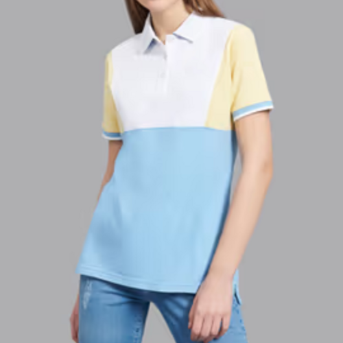 Premium Cut and Sew Polo T-shirt for Womens