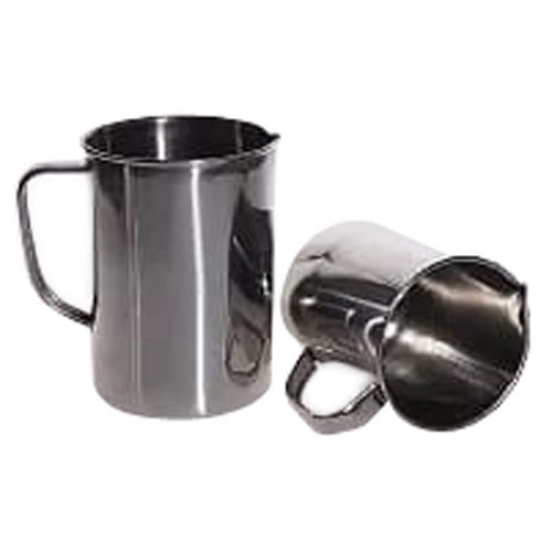 Silver Stainless Steel Beaker With Handle