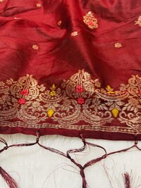 Maroon Cotton Dupatta