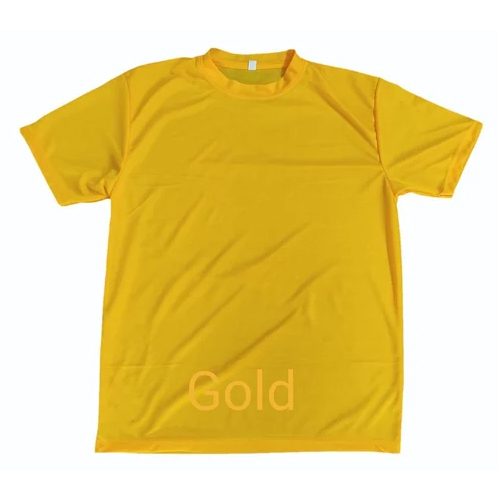 Round Neck Yellow T Shirt