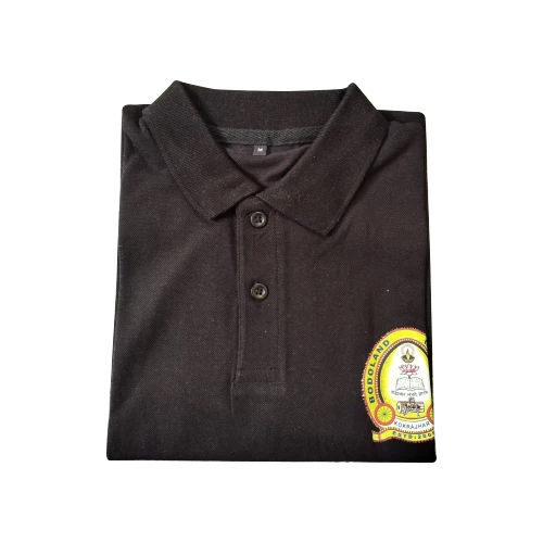 Cotton Black Collar T Shirt