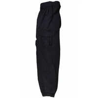 Men Black Cotton Track Pant