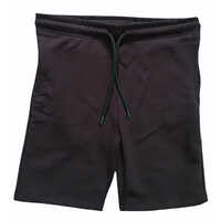 240 GSM Mens Shorts - Polyester Material, One Size Fits All, Classic Black Color | Plain Design for Versatile Summer Style