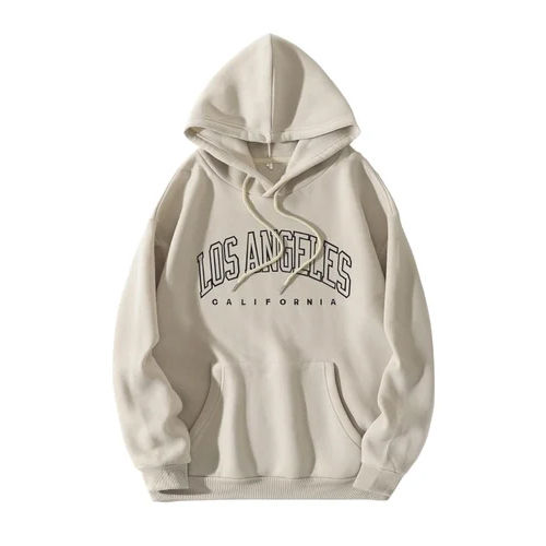 Washable Mens White Fashion Hoodies