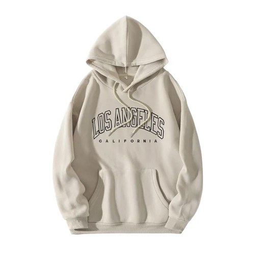 Mens White Fashion Hoodies