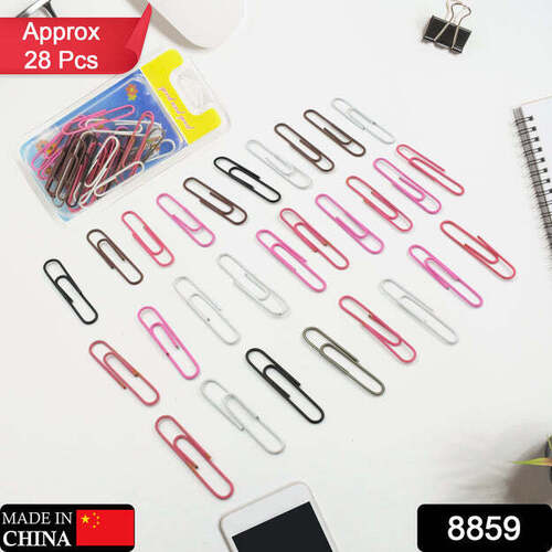 MULTIPURPOSE ASSORTED COLOR COATED PAPER CLIPS