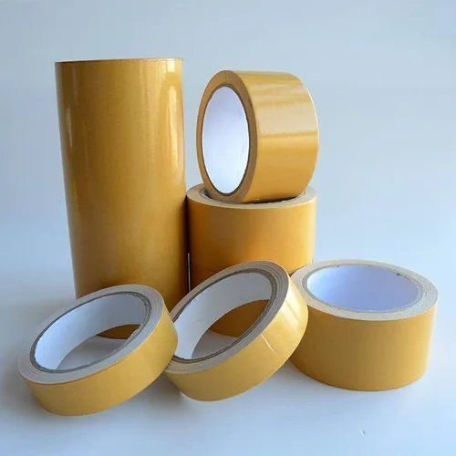 Yellow Double Sided Cloth Tape