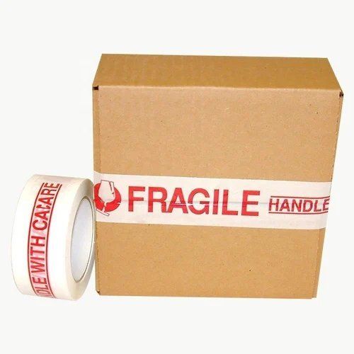 Fragile Handle With Care Tape Tape Length: 50 M  Meter (M)