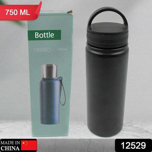 VACUUM STAINLESS STEEL WATER BOTTLE WITH CARRY HANDLE