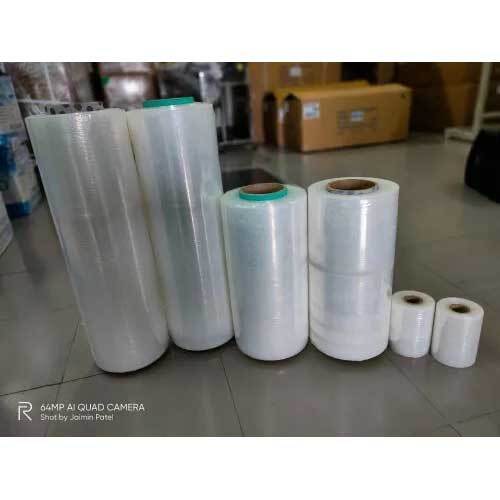 Plastic Stretch Wrapping Film Roll Film Length: 400  Meter (M)