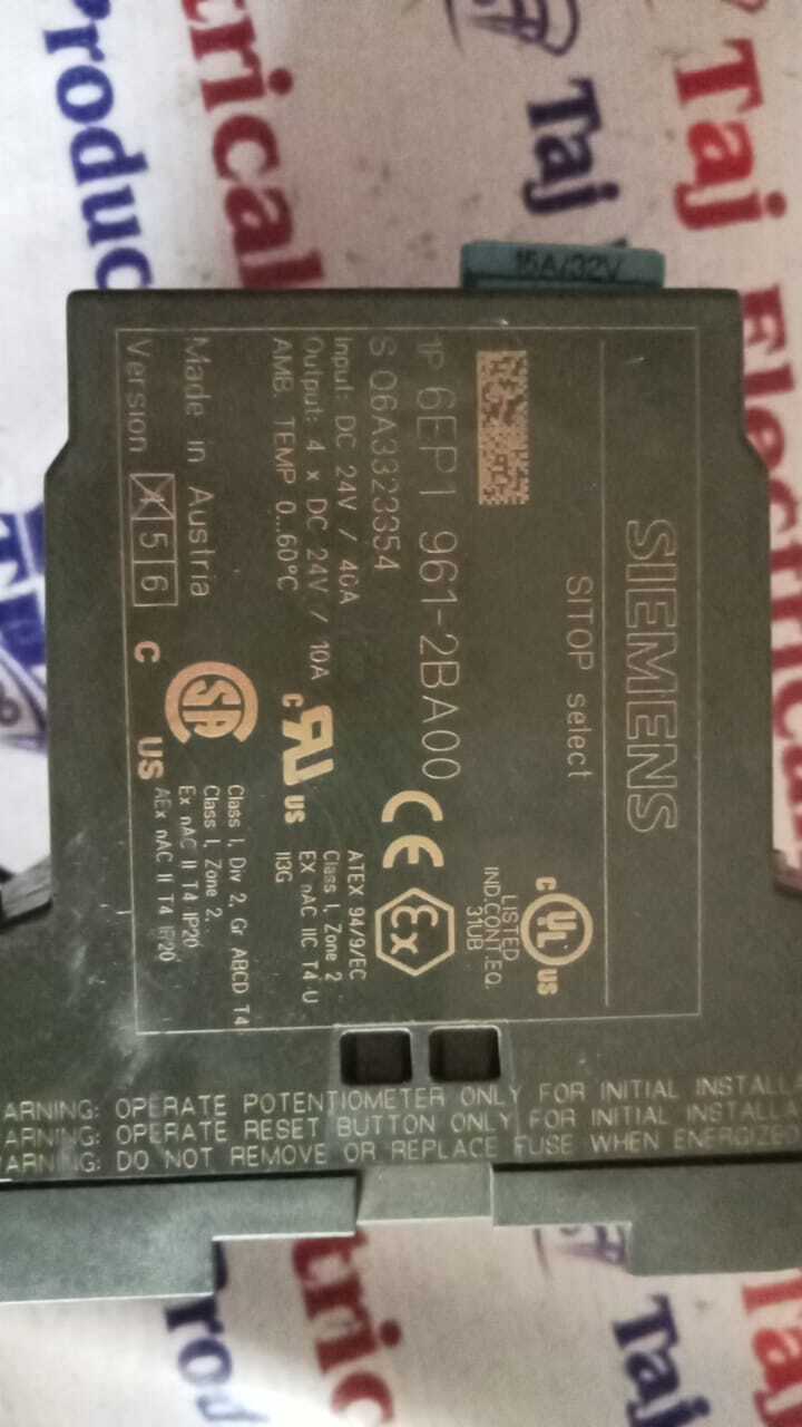 SIEMENS 6EP1 961-2BA00 PLC