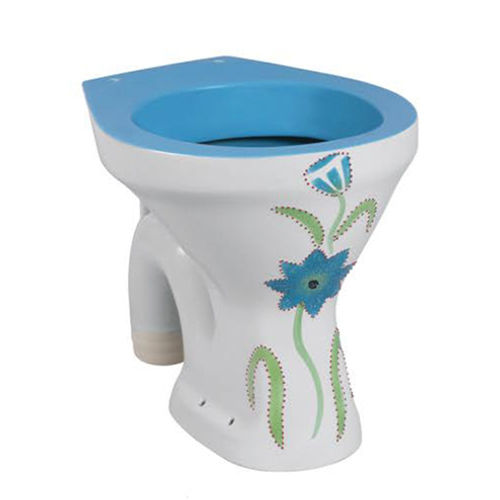 White Ewc-S Aqua Green Vitrosa Toilet Seat