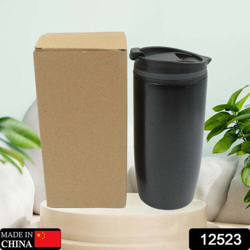 STAINLESS STEEL VACUUM INSULATED COFFEE CUPS DOUBLE WALLED TRAVEL MUG