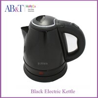 Black Electric Kettle Cordless - Frequency: 50 To 60 Megahertz (mhz)