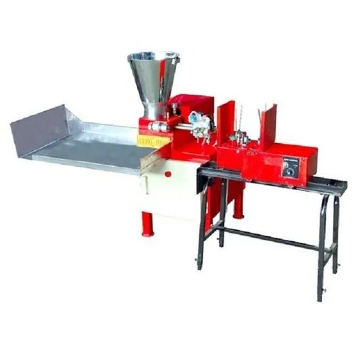 Industrial Automatic Agarbatti Making Machine - Stainless Steel, 8-11 Inch Length, 2.1-5 mm Diameter | 5001-6000 Sticks/Hour, 50 Hz Frequency, 220 V Power