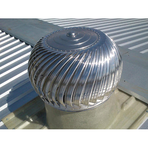 Stainless Steel Turbine Fan - Color: Silver