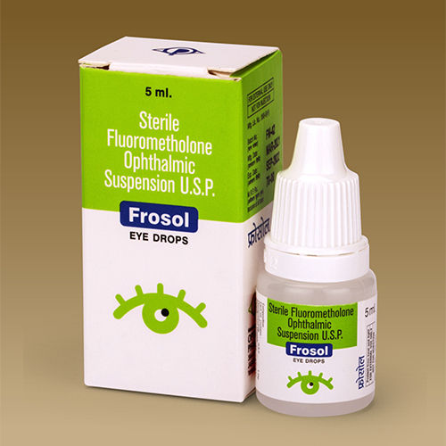 5 Ml Sterile Fluorometholone Ophthalmic Suspension Eye Drops Dry Place