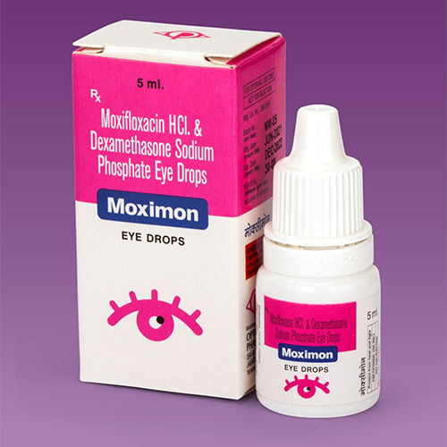 General Medicines 5 Ml Moxifloxacin Hcl And Dexamethasone Sodium Phosphate Eye Drops