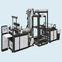 White/Black E700 Online Non Woven Bag Loop Handle Making Machine