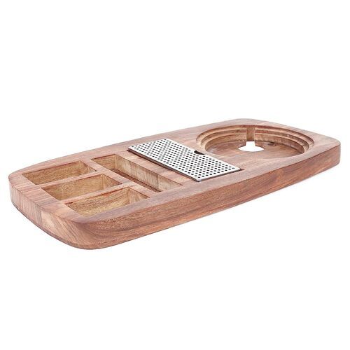 Wooden Tray For Electric Kettle Dimension (L*w*h): 45.7l X 22.8w X 2.5h Centimeters Centimeter (Cm)