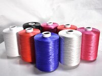 Polypropylene Multifilament Yarn - 1500d, 150 Denier, White Color | S-twist Yarn In Convenient Cones