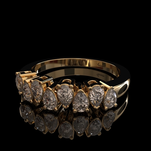 Diamonds Solitaires Ring