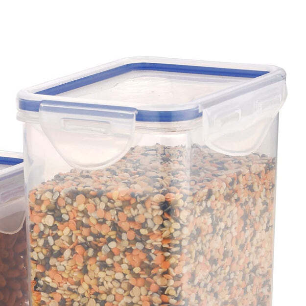 CLASSICS RECTANGULAR PLASTIC AIRTIGHT FOOD STORAGE CONTAINERS WITH LEAK PROOF LOCKING LID STORAGE CONTAINER
