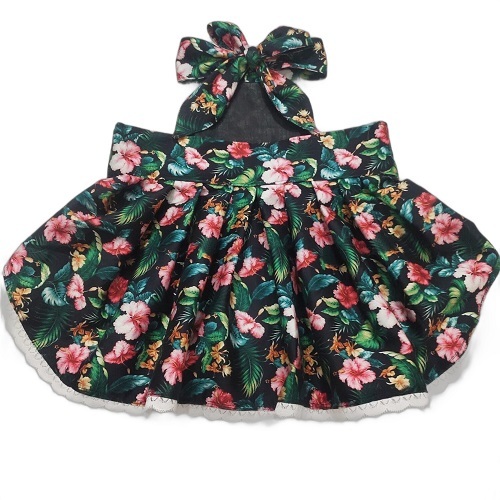 Beautiful Floral Dress For Cats Dogs