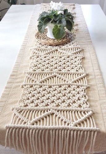 Macrame Table Runner