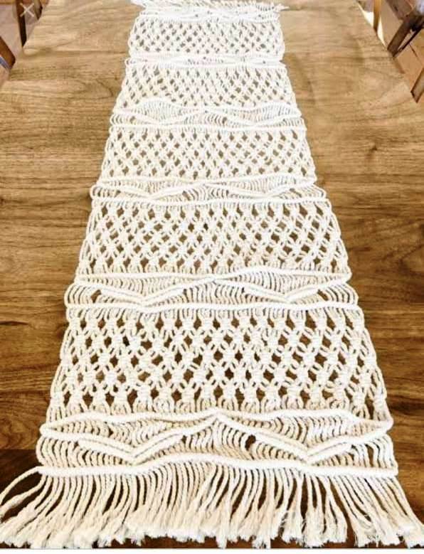 Macrame Table Runner