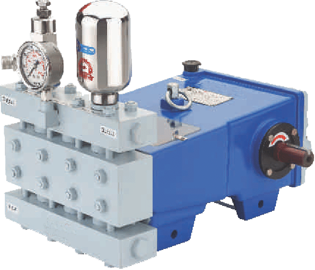 High pressure plunger pump