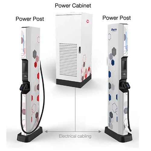 Metal Tokheim Electric Vehicle Charging System Power Ux 180 Dfs High Speed Dc Charger