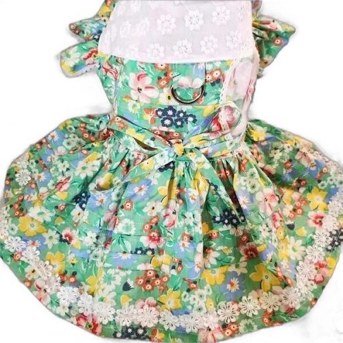 Floral Casual Dress For Dogs Cats