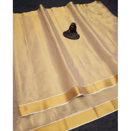 Washable Kerala Tissue Sarees