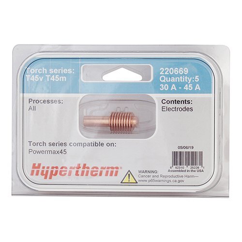 HYPERTHERM ELECTRODE 30A - 45A 220669