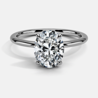 Oval Shape Engagement Ring