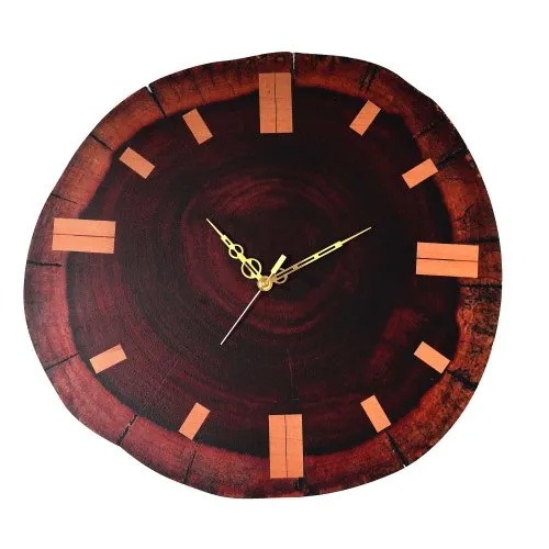 Tree Trunk Round Clock